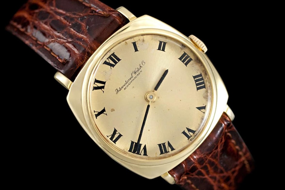 Iwc 18k gold watch best sale